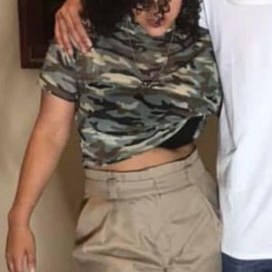 Mesh Camo Top